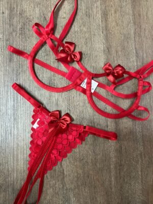 Conjunto Delírio Luxo Vermelho