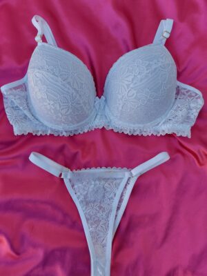 Lingerie Helena Renda Luxo Branca