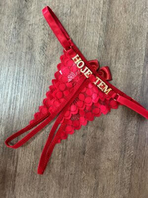 Calcinha Delírio Renda Abertura Personalizada